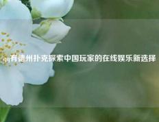 qq有德州扑克探索中国玩家的在线娱乐新选择