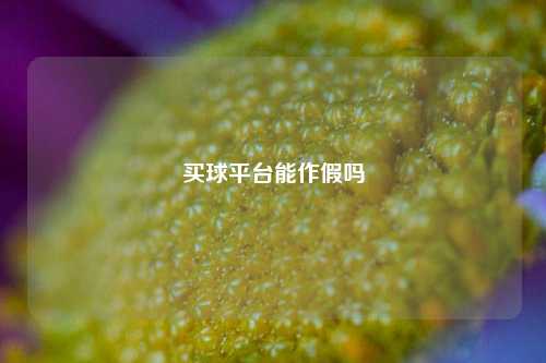 买球平台能作假吗