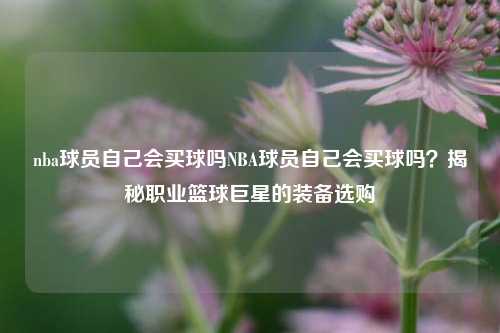 nba球员自己会买球吗NBA球员自己会买球吗？揭秘职业篮球巨星的装备选购